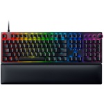Razer Huntsman V2 USB angol (US) gaming Razer Purple optikai billentyűzet fekete