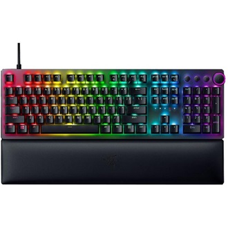 Razer Huntsman V2 USB angol (US) gaming Razer Red optikai billentyűzet fekete