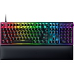 Razer Huntsman V2 USB angol gaming Razer Purple optikai billentyűzet fekete