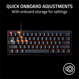 Razer Huntsman V3 Pro Mini USB angol (US) gaming Razer Gen-2 optikai billentyűzet fekete
