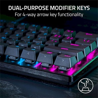 Razer Huntsman V3 Pro Mini USB angol (US) gaming Razer Gen-2 optikai billentyűzet fekete