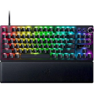 Razer Huntsman V3 Pro Tenkeyless USB angol (US) gaming Razer Gen-2 optikai billentyűzet fekete