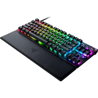 Razer Huntsman V3 Pro Tenkeyless USB angol (US) gaming Razer Gen-2 optikai billentyűzet fekete