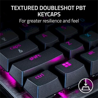 Razer Huntsman V3 Pro Tenkeyless USB angol (US) gaming Razer Gen-2 optikai billentyűzet fekete