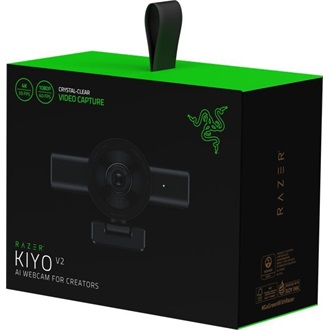 Razer Kiyo AI V2 gaming webkamera fekete