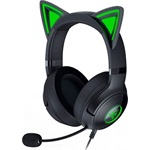 Razer Kraken Kitty V2 gaming fejhallgató headset fekete-zöld