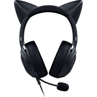 Razer Kraken Kitty V2 gaming fejhallgató headset fekete-zöld