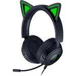 Razer Kraken Kitty V3 X gaming fejhallgató headset fekete-zöld