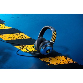 Razer Kraken V3 X Fortnite Edition gaming fejhallgató headset fekete-narancssárga-kék