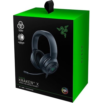 Razer Kraken V3 X gaming fejhallgató headset fekete