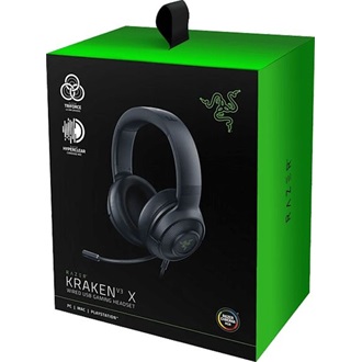 Razer Kraken V3 X gaming fejhallgató headset fekete