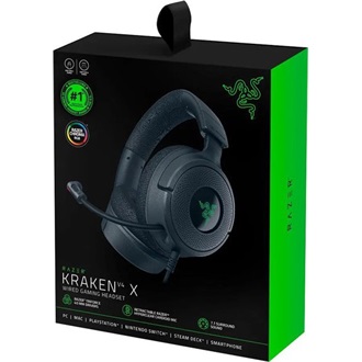 Razer Kraken V4 X gaming fejhallgató headset fekete