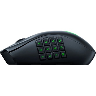 Razer Naga V2 Pro optikai USB / Bluetooth / vezeték nélküli gaming egér fekete