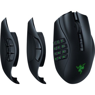 Razer Naga V2 Pro optikai USB / Bluetooth / vezeték nélküli gaming egér fekete