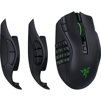 Razer Naga V3 Pro optikai Bluetooth / vezeték nélküli gaming egér fekete