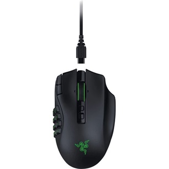 Razer Naga V3 Pro optikai Bluetooth / vezeték nélküli gaming egér fekete