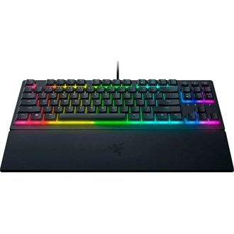 Razer Ornata V2 Tenkeyless USB cseppálló angol gaming Razer Mecha-Membrane hybrid billentyűzet fekete