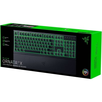 Razer Ornata V3 X Ergonomic Low-profile USB cseppálló angol (US) gaming membrán billentyűzet