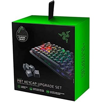 Razer PBT Keycap Upgrade Set Classic Black angol gaming billentyűkészlet fekete