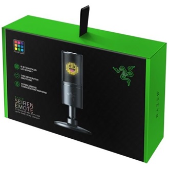 Razer Seiren Emote gaming mikrofon fekete