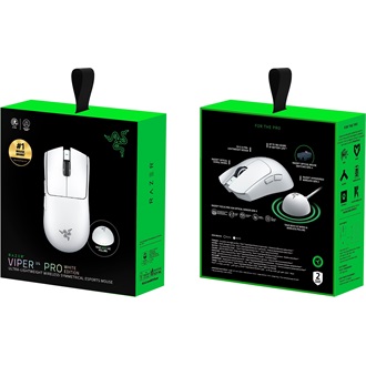 Razer Viper V4 Pro optikai vezeték nélküli gaming egér fehér