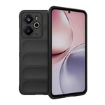 Realme 14 GIGAPACK Szilikon telefonvédő ütésállóság, 3D, FEKETE