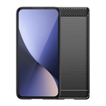 Realme 14 Pro GIGAPACK Szilikon telefonvédő ütésállóság, karbon minta, FEKETE