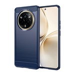 Realme 14 Pro GIGAPACK Szilikon telefonvédő ütésállóság, karbon minta, SÖTÉTKÉK