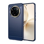 Realme 14 Pro Plus GIGAPACK Szilikon telefonvédő ütésállóság, karbon minta, SÖTÉTKÉK