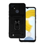 Realme C21 GIGAPACK Defender szilikon telefonvédő ütésállóság, kameravédő, FEKETE