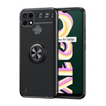 Realme C25Y Gigapack szilikon telefonvédő asztali tartó, mágneses, FEKETE