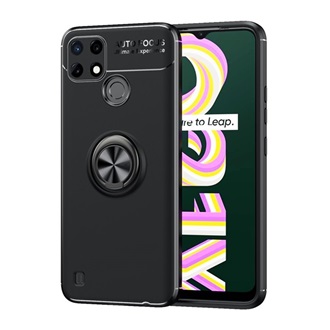 Realme C25Y Gigapack szilikon telefonvédő asztali tartó, mágneses, FEKETE