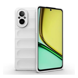 Realme C67 4G Gigapack Szilikon telefonvédő ütésállóság, 3D, FEHÉR