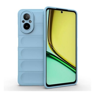 Realme C67 4G Gigapack Szilikon telefonvédő ütésállóság, 3D, VILÁGOSKÉK