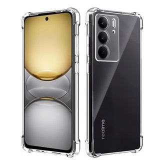 Realme C75 4G GIGAPACK Szilikon telefonvédő ütésállóság, légpárnás sarok, ÁTLÁTSZÓ