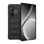 Realme GT 6 5G Gigapack Szilikon telefonvédő ütésállóság, 3D, FEKETE
