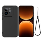 Realme GT 7 Pro 5G GIGAPACK Szilikon telefonvédő matt, prémium + kézpánt, FEKETE