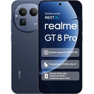 Realme GT 8 Pro 512GB Dual SIM okostelefon kék (Urban Blue)