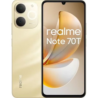 Realme Note 70T 128GB Dual SIM okostelefon arany