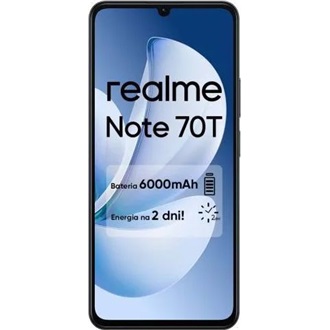 Realme Note 70T 128GB Dual SIM okostelefon fekete