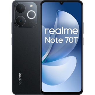 Realme Note 70T 256GB Dual SIM okostelefon fekete