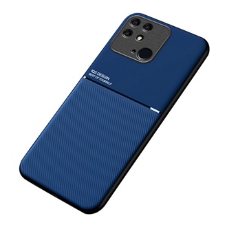 Redmi 10C Gigapack Szilikon telefonvédő ütésállóság, csíkos, SÖTÉTKÉK