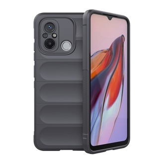 Redmi 12C Gigapack Szilikon telefonvédő ütésállóság, 3D, SÖTÉTSZÜRKE