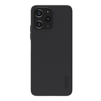 Redmi 12 NILLKIN SUPER FROSTED műanyag telefonvédő gumírozott, érdes felület, FEKETE