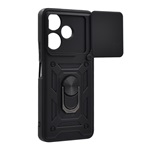 Redmi 13 4G Gigapack Defender szilikon telefonvédő ütésállóság, kameravédő, FEKETE