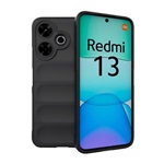 Redmi 13 4G Gigapack Szilikon telefonvédő ütésállóság, 3D, FEKETE