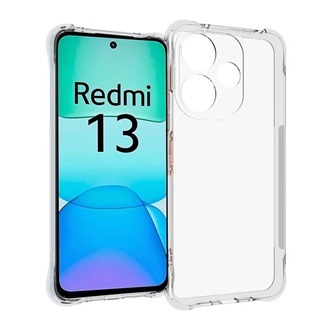 Redmi 13 4G Gigapack Szilikon telefonvédő ütésállóság, légpárnás sarok, ÁTLÁTSZÓ
