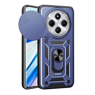 Redmi 14C 4G GIGAPACK Defender szilikon telefonvédő ütésállóság, kameravédő, SÖTÉTKÉK