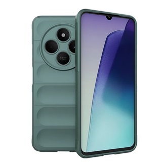 Redmi 14C 4G GIGAPACK Szilikon telefonvédő ütésállóság, 3D, SÖTÉTZÖLD