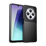 Redmi 14C 4G GIGAPACK Szilikon telefonvédő ütésállóság, dombor minta, FEKETE